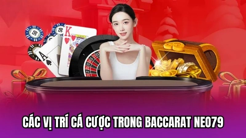 Các vị trí cá cược trong Baccarat Neo79