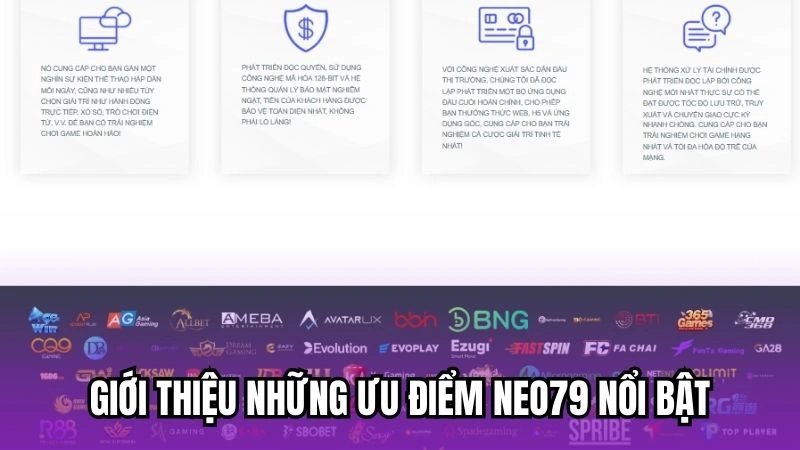 Giới thiệu những ưu điểm Neo79 nổi bật