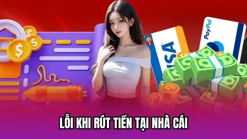 Lỗi khi rút tiền tại nhà cái